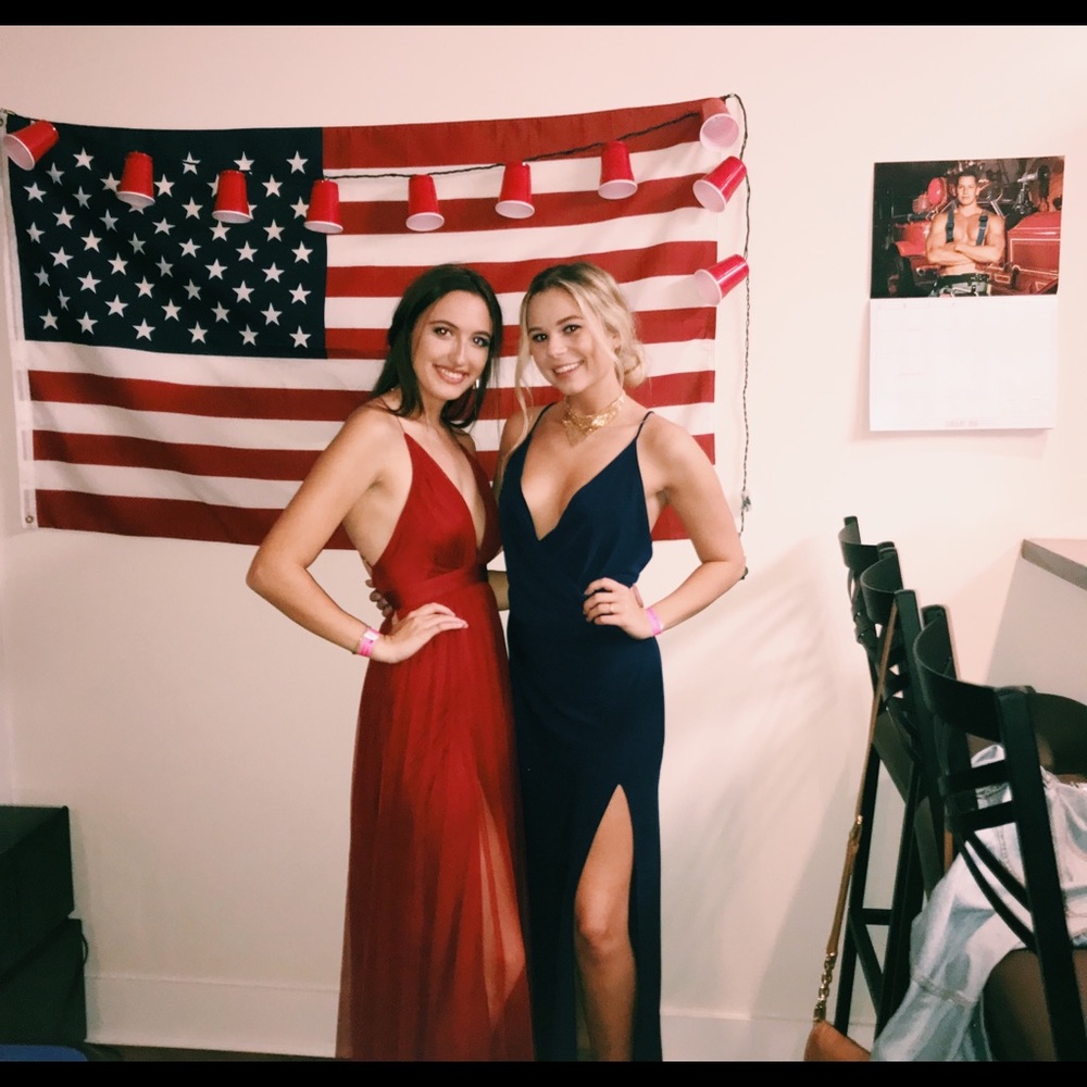 Long Red Dress